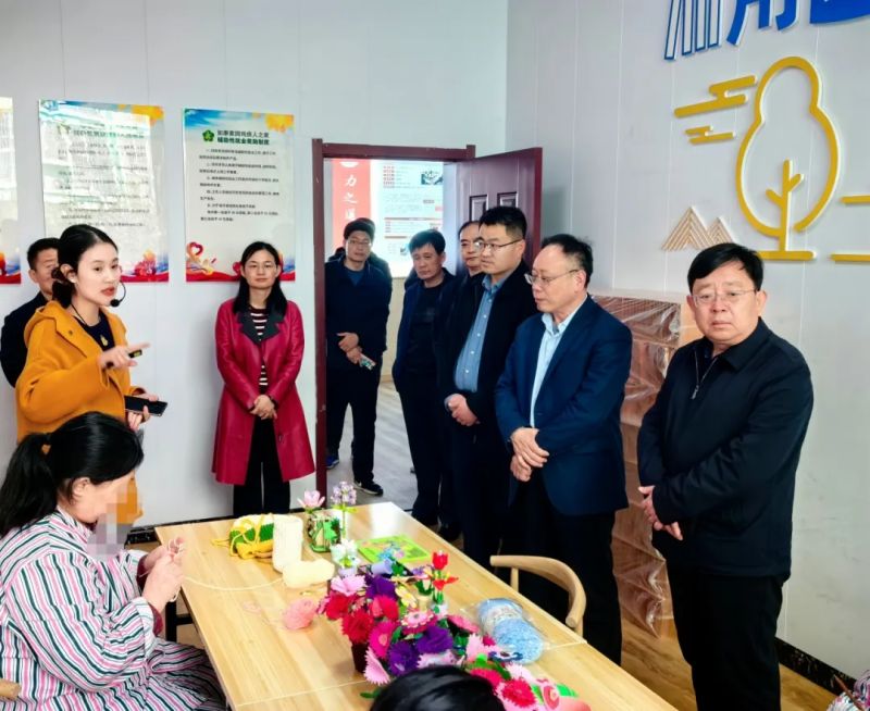 省残联党组成员、副理事长邢洪锐一行调研泰安天辰娱乐医院“如康家园”